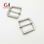 Sliver Matte Pin Belt Buckles Zinc Alloy BI Plating OEM Classic 40mm