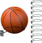 Carbon steel Metal Ball Holder Wall Mount for Basketball Football Volleyball