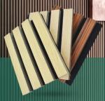 Melamine Surface Acoustic Wood Slat Panels Waterproof For Theater Studio Wall