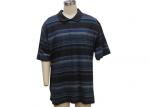 Breathable 100% Cotton Mens Polo T Shirts With Flat Knit Polo Collar OEM Service