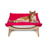 Elevated Cat Beds Cat Hammock Blanket Beds Wooden Detachable Frame Square
