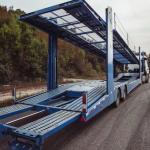 Double Classis 40t-60t Anton Car Transport Trailer Air Suspension Car Carrier