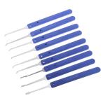 Blue Klom lock picks 18 Pieces Stainless Steel Lock Pick Set steel Lock Opener