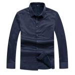 Covered Button Closure Luxury Workout Fleece Shirts for Winter Linen Hawaiian