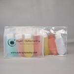 Eva Cosmetic Plastic Bag For Business Travel Dispenser Bottle Cosmetic Storage