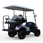 Electric Golf Cart 4 Seater With 48V5KW AC Motor And Aluminum Alloy Hub Curb