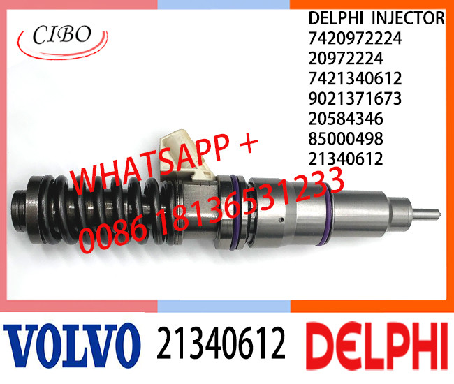 Common Fuel Diesel Injector 21340612 7420972224 20972224 7421340612 20584346 85000498 E3.18 for VOL MD13 HIGH POWER