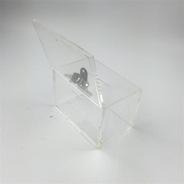 Perspex Suggestion/Donation Box with lock