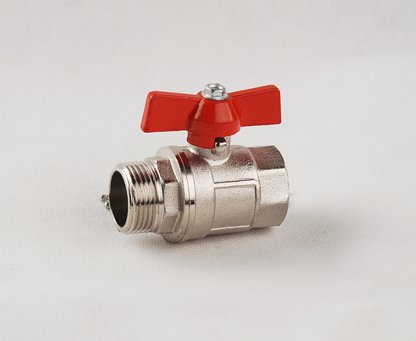 GOST DIN GB Standard Brass Lever Ball Valve BSP Threaded Manual Powered