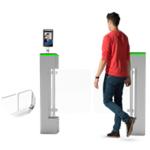 Automatic 304 Optical Swing Turnstile 20-35 People / Minute