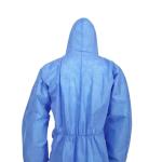 Blue S-2XL Safety Disposable Protective Coverall Clothing SMS Medical Coverall