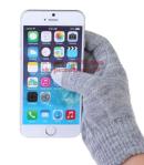 Soft Cotton Touch Screen Gloves Ladies Women Men Winter Warm Wrist Gloves For