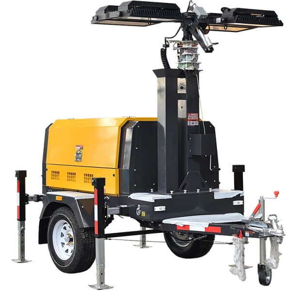 Construction Light Tower Diesel Generator Illumination System Portable Light Tower
