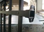 1.1m Tall Tubular Steel Fence Panels Black Powder Coated Galvanized
