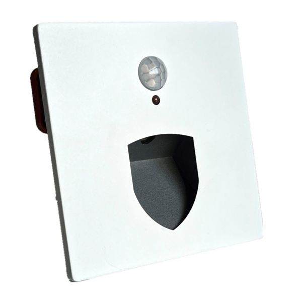 Easy Mount Stairwell Lighting Luxury Indoor SS Panel Magnetic Mounted PIR Motion Sensor