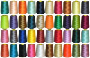 Wholesale 20/3 40/2 60/3 100 Spun Polyester Sewing Thread Colors 5000 yards 8000m 10000 Meter from china suppliers