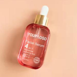 Wholesale Hot Selling Facial Skin Care Serum 100 % Natural Anti Aging Vitamin C 4 in 1 Whitening Facial Serum Beauty from china suppliers