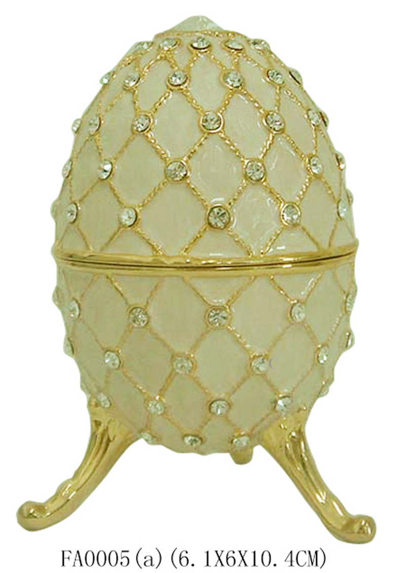 Luxury Faberge Easter Eggs Jewelry Organizer Faberge Egg Jewelry Box Vintage StyleTrinket Box Faberge Egg Jewelry Box