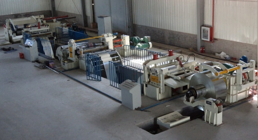PLC with touch screen cold coil slitting machine