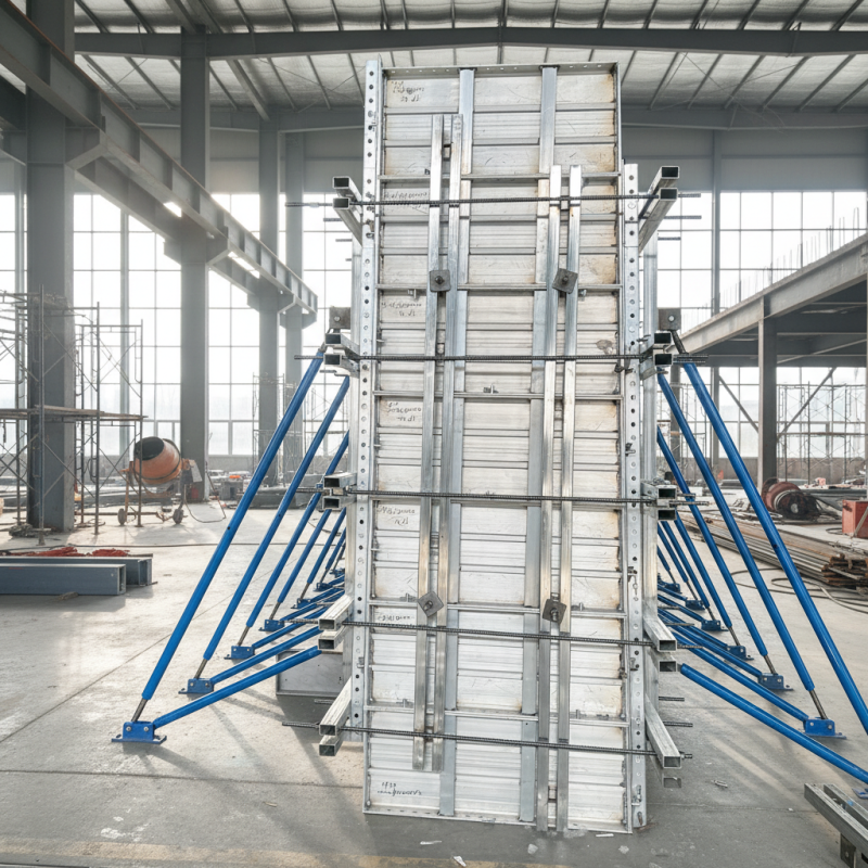 4mm Aluminium Wall Formwork Lightweight Formwork Wall System Reusable