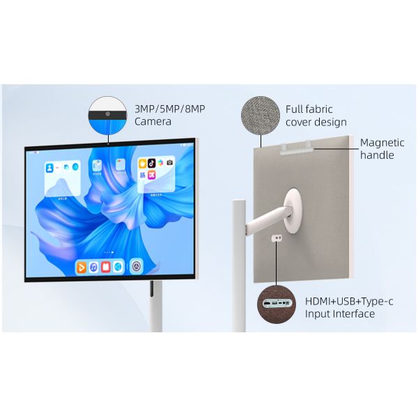 27 Inch Interactive Portable Smart Tv Touch Screen 10 Point Capacitive