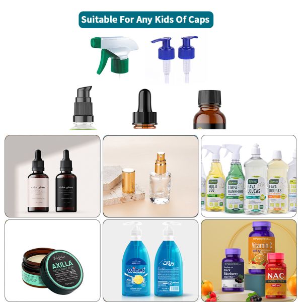 45Pcs/Min Semi Automatic Bottle Capping Machine Monoblock Filling Machines