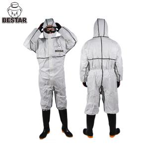 Wholesale SMS Disposable Painting Overalls Breathable Disposable Type 5 6 Coverall from china suppliers