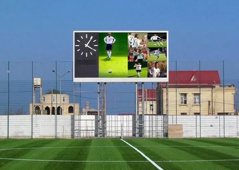 Long Life Span 2000Hz P10 street Energy Saving LED Display pole mounted