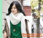 Knit Grey Scarf,Custom acrylic knitted scarf, Knit Scarf, Fashion hand knitted