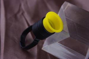 Wholesale Black / Yellow Permanent Makeup Accessories Tattoo Ink Ring Caps Plastic Material from china suppliers