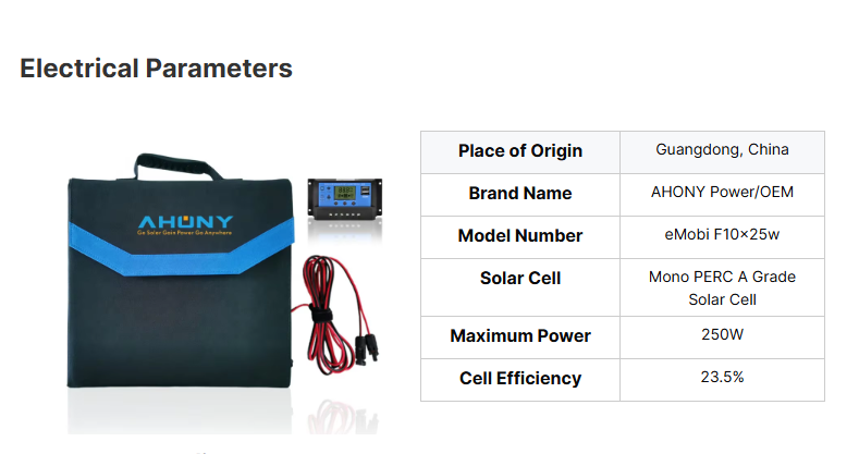 200W Glass Solar Panel Kit for RV Camping Off Grid Charging