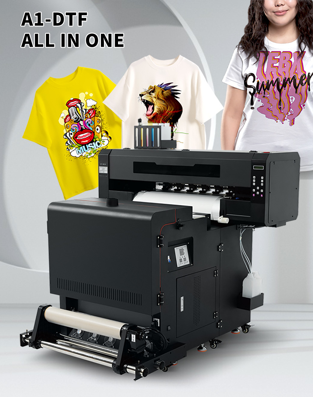 A1 Size XP600 T Shirt Printer With I3200 Print Head And Printing Speed