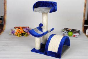 China Double Layer Cat Climbing Frame Weight 5.5kg With High Density Platform on sale