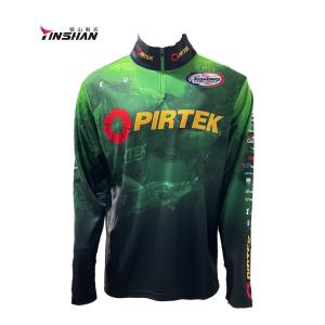 Wholesale Custom UPF 50 Performance Fishing Polo Shirt for Men UV Long Sleeve Sublimation Jersey from china suppliers