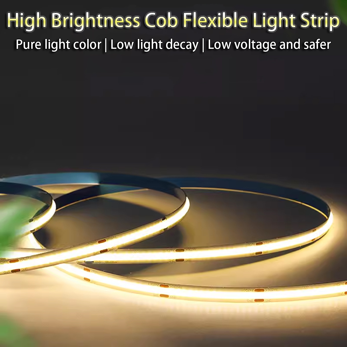 Low Voltage 12v/24v High Brightness 2835 2025 Soft Light Strip 3mm 5mm 8mm 10mm 12mm 15mm 20mm Width LED
