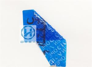 Wholesale Non Residue Anti Counterfeit Sticker / Custom Hologram Stickers Material from china suppliers