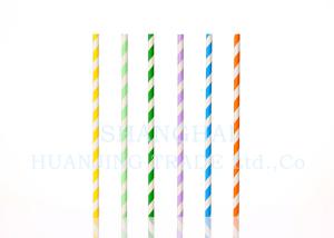 Wholesale Food Grade Bleached Drinking Paper Straws With Non Toxic Ink 7.75 Inches Long from china suppliers