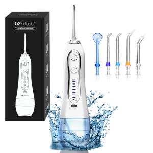 Wholesale IPX7 Waterproof Ultrasonic Water Flosser Teeth Cleaner 40-140PSI Water Pressure from china suppliers