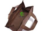 PP Non Woven Shopping Bag For Packaging Black Color Handled Customized Size