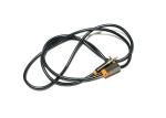 Black 0.92 Meters Optical Digital Audio Cable , 3.5mm Metal PVC Car Speaker