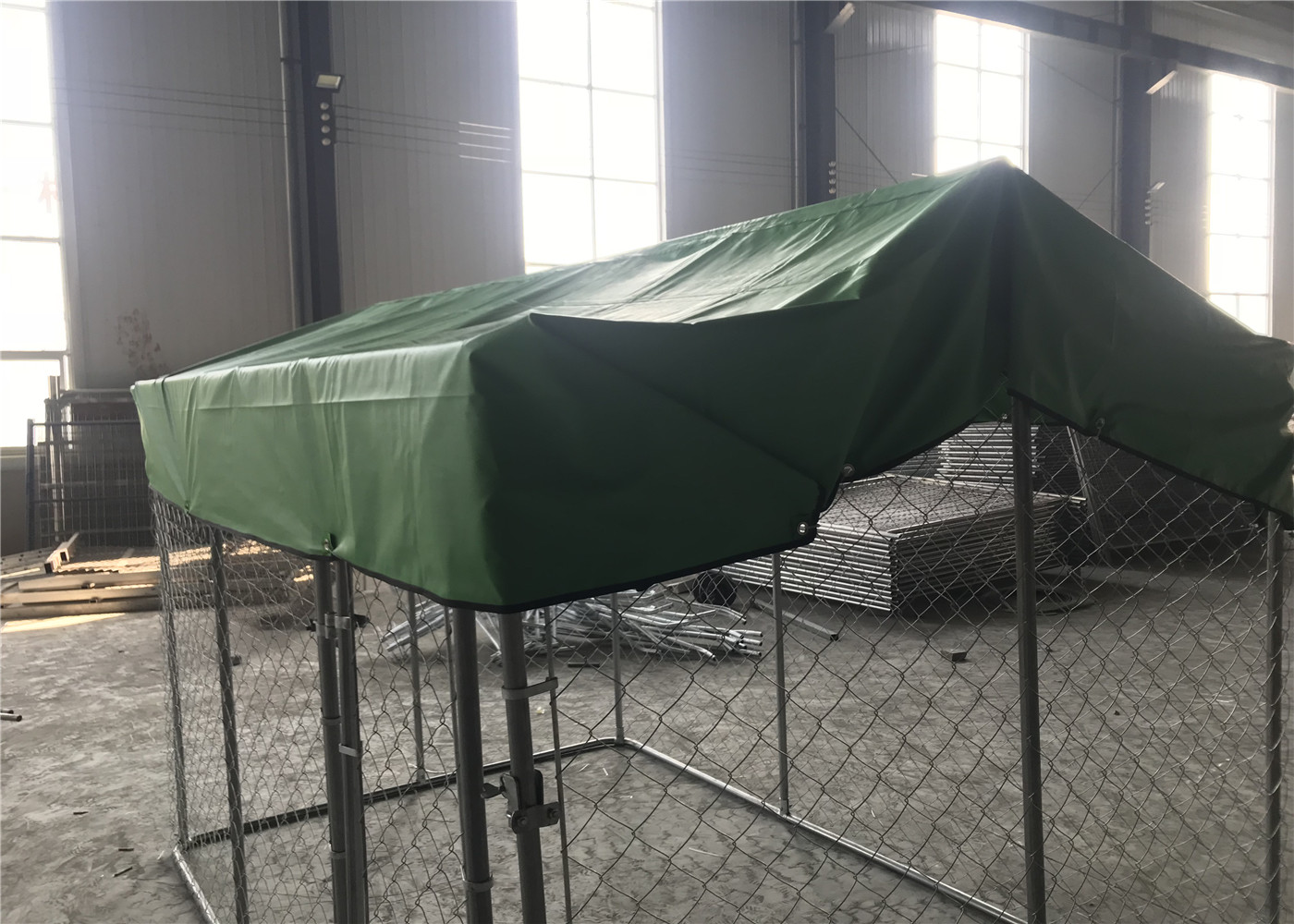 Chain Link Dog Fence /Dog Kennel DIY powder coated hot dipped galvanized mesh 50mmx50mm x 2.70mm