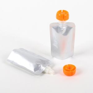 Wholesale 200ml Plastic Aluminum Foil Laminated Stand Up Spout Pouch For Drink Juice Beverage from china suppliers
