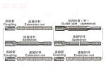 Threaded R38 T38 Drill Pipe Couplings High Strength Alloy Steel For Tunneling