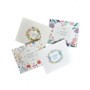 China Foldable Paper Greeting Card For Wedding / Birthday / Gift / Thank You Use on sale