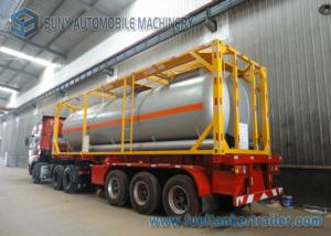Wholesale 51.5 cbm 40 Feet 16MnDR LPG Tank Container Transport Semi Trailer from china suppliers