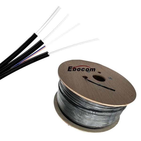 Drop Optical Fiber Cable LSZH Jacket Outdoor GJYXFCH FTTH SM G652 1 core 2 core