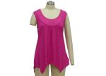 Red Casual Womens Dressy Tank Tops , Ladies Camisole Vests With Sequines