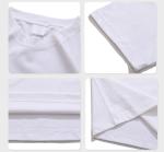 Vintage Style Men's Short Sleeve T-Shirt Woven 240g Fabric Custom Color Large