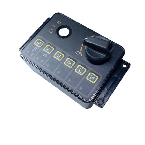 R335-7 Excavator AC Control Panel 21N8-20506 with Throttle Knob Switch Box 21N8-20506