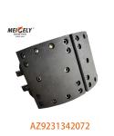 High Performance AZ9231342072 Semi-Metal Brake Shoe Assembly For SINOTRUK HOWO